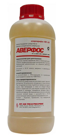 Аверфос - эффективное средство от блох в квартире